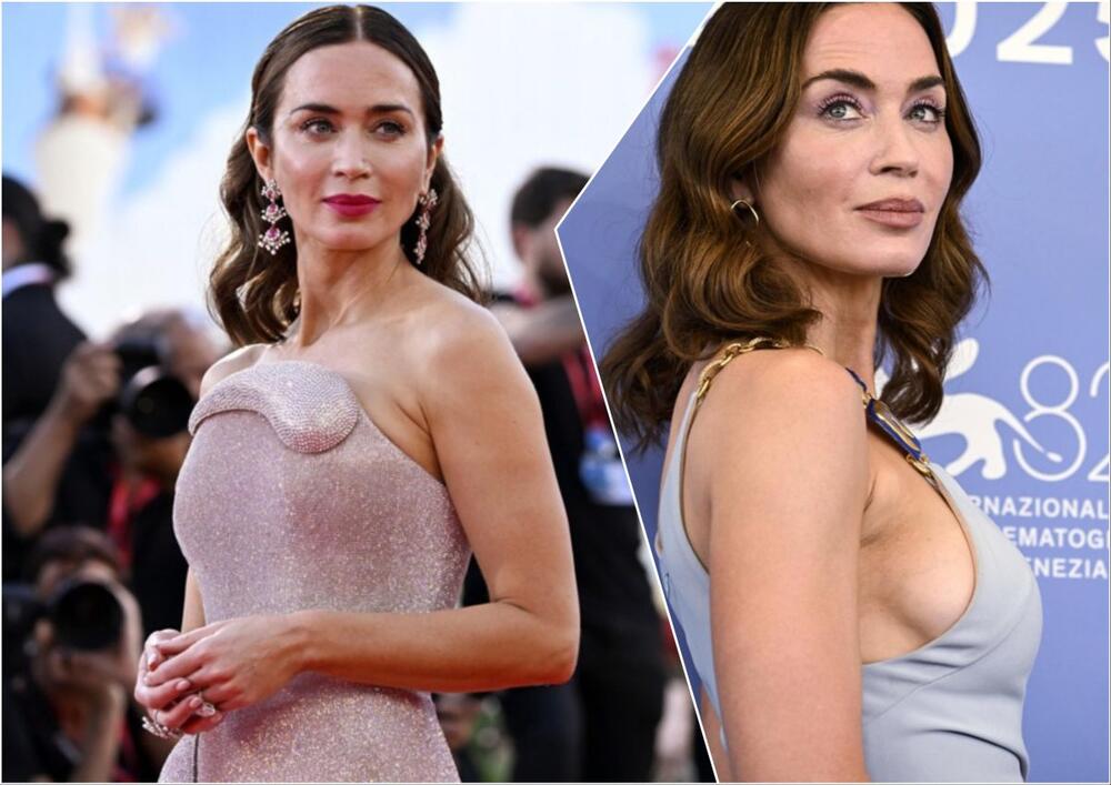 Emili Blant je na 82. Međunarodnom filmskom festivalu u Veneciji predstavila film 'The Smashing Machine Press' Benija Sefdija