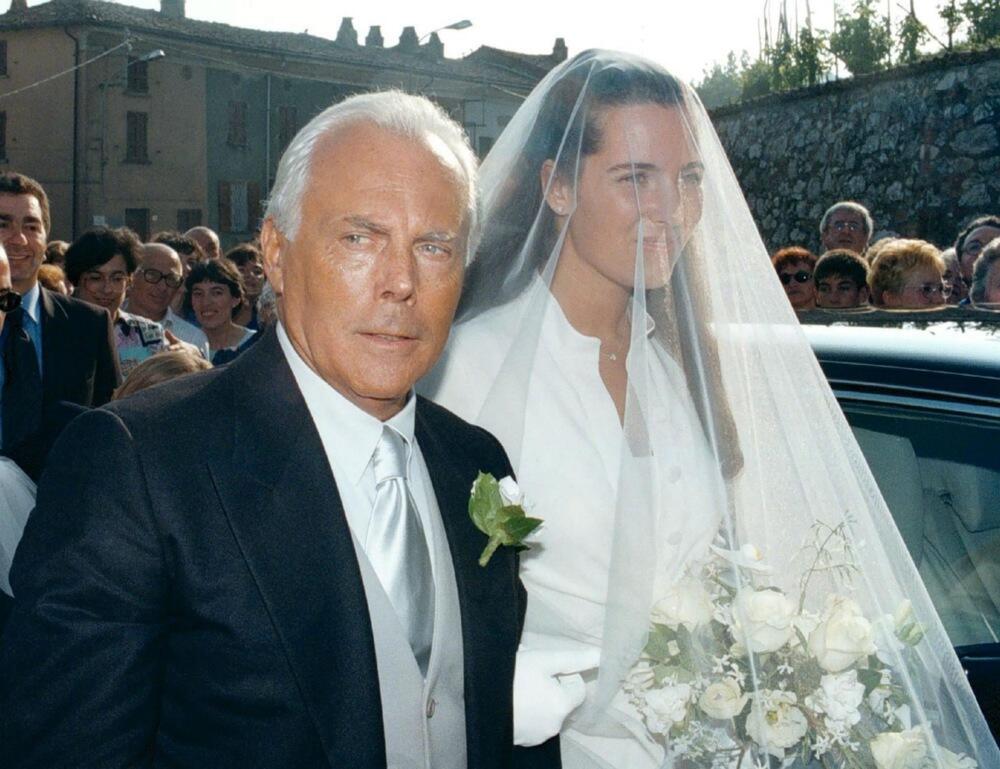 Đorđo Armani na venčanju njegove bratanice Roberte