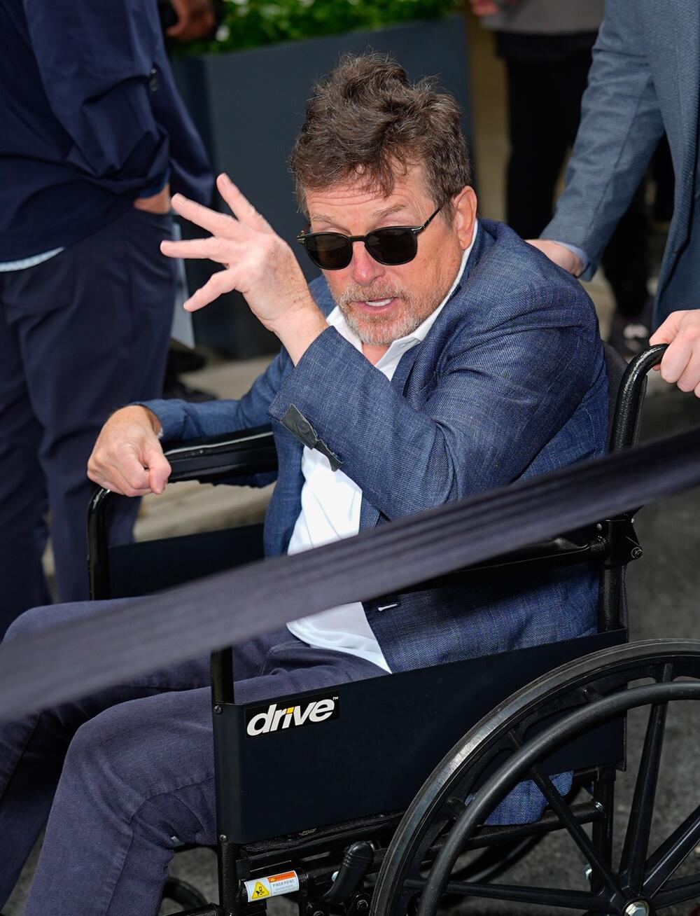 Glumac Majkl Dž. Foks na finalu US Opena 2025.