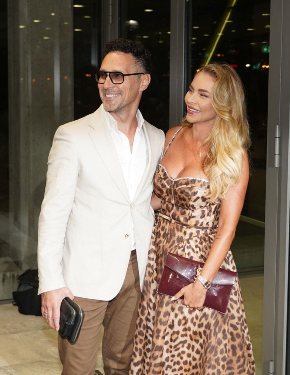 Nenad Jovanović Blizanac i supruga Jovana Jovanović na proslavi punoletstva Tare Matić, ćerke Saše Matića