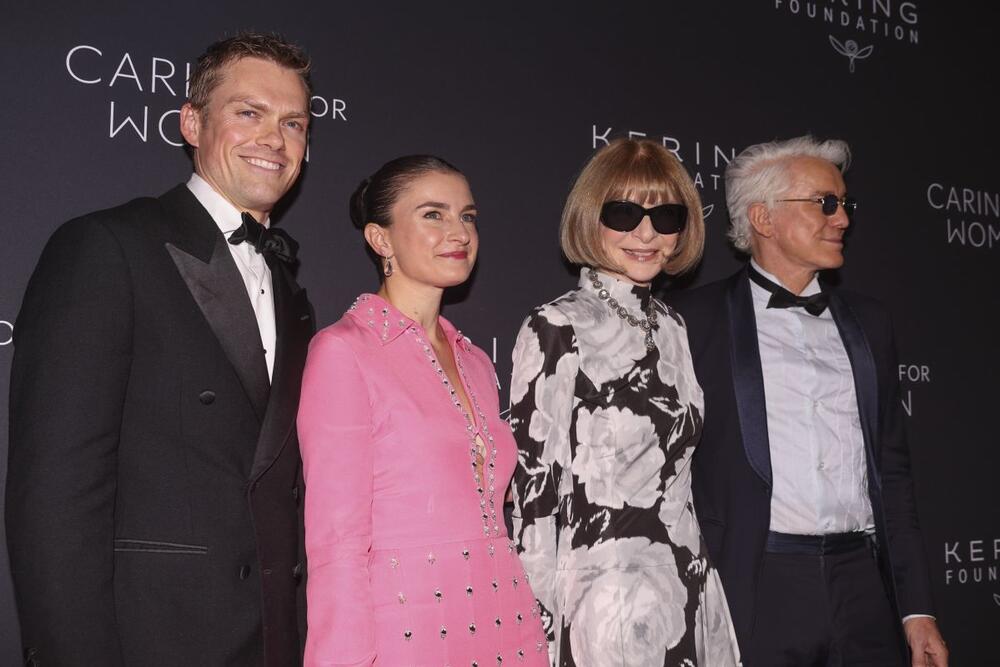 Kloi Mal i Ana Vintur na proslavi 17. godišnjice od osnivanja fondacije kompanije "Kering"