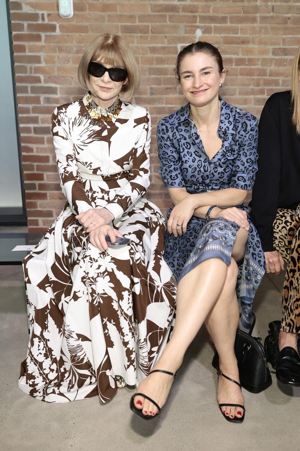 Ana Vintur i Kloi Mal na reviji modne kuće Michael Kors u Njujorku