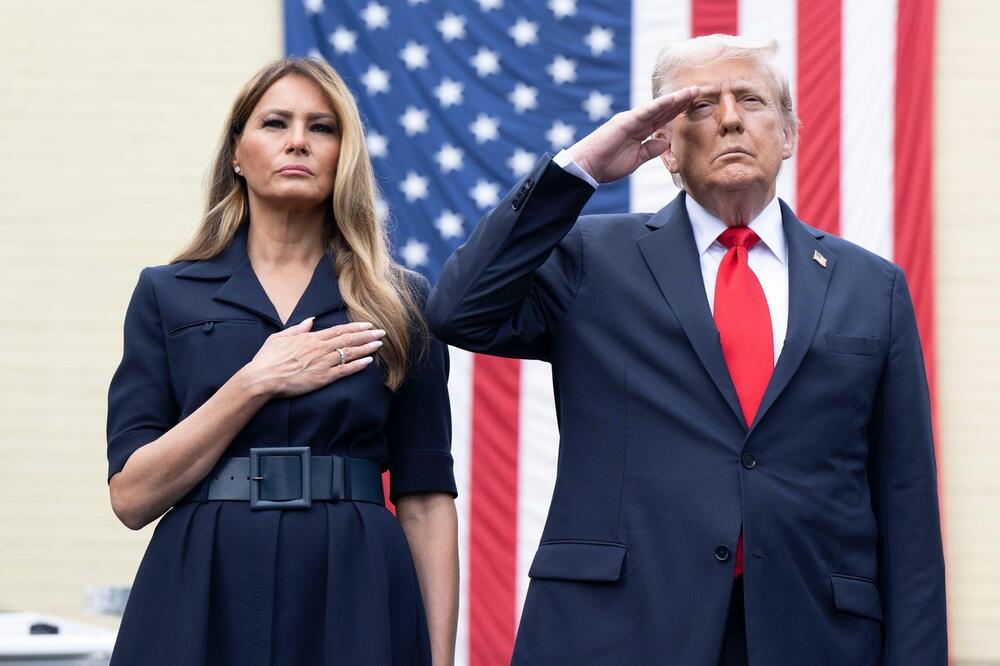Melanija i Donald Tramp