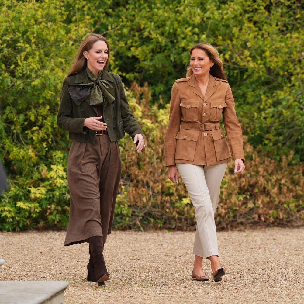 Kejt Midlton i Melanija Tramp posetile su zajedno bašte Frogmora, nadomak zamka Vindzor i družile se s mladim izviđačima