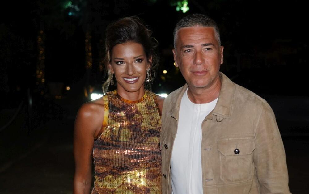 Jovana i Željko Joksimović na 18. rođendanu sina Baneta Obradovića