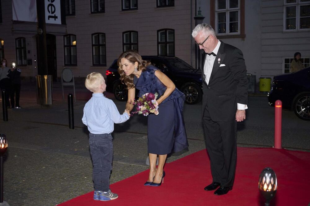 <p>Kraljica Meri od Danske oduševila u dramatičnoj haljini sa volanima.</p>