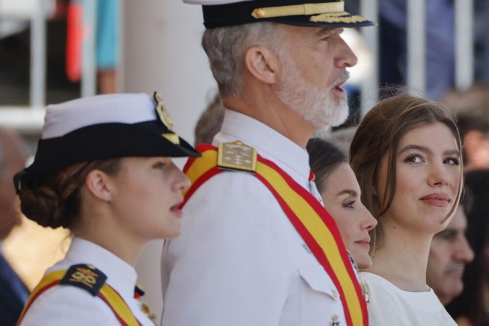 Španska kraljevska porodica: princeza Leonor, kralj Felipe, kraljica Leticija i princeza Sofija