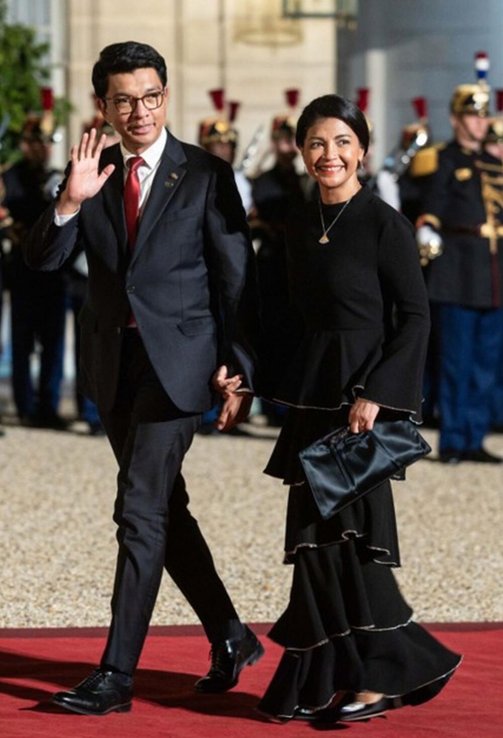 Predsednik Madagaskara Andri Radžoelina sa suprugom Mijali