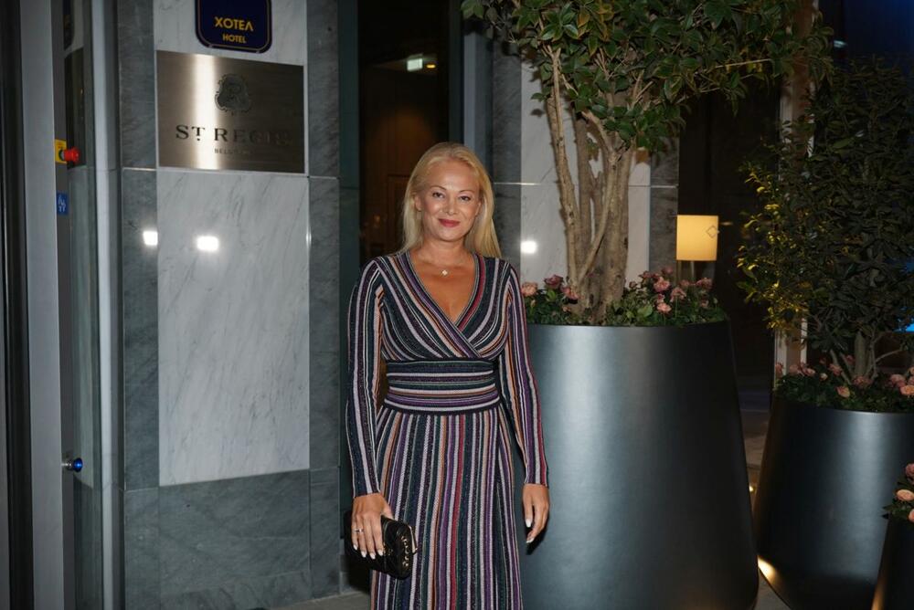 Ilda Šaulić u Missoni haljini s prugama u bojama duge