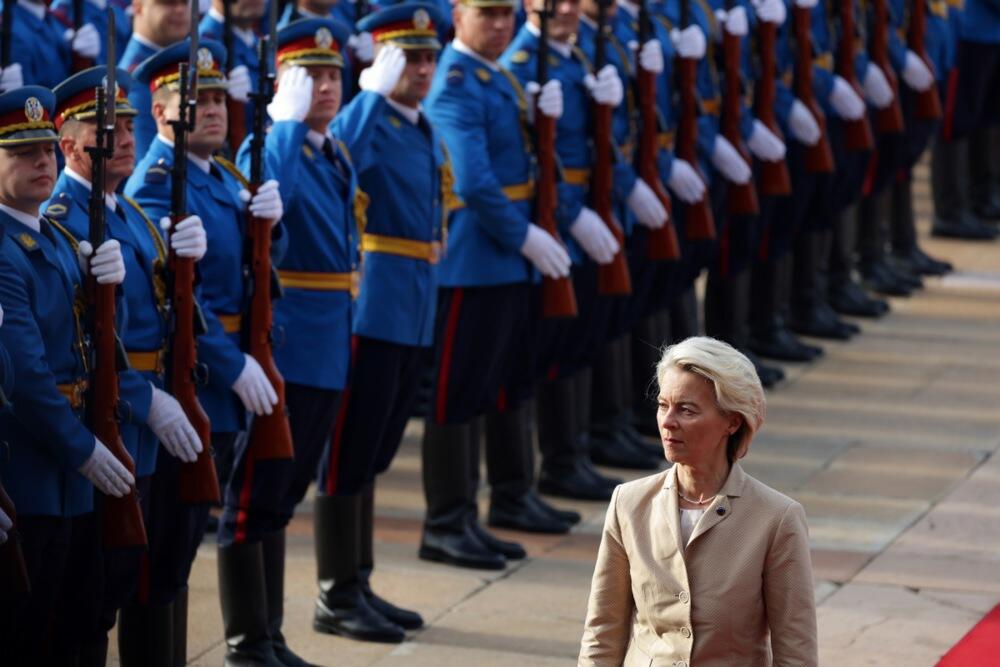 Ursula fon der Lajen, predsednica EK, u zvaničnoj je poseti Beogradu.