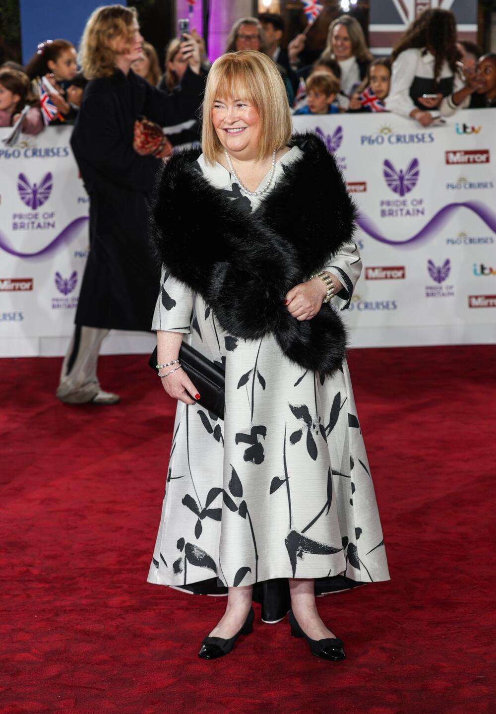 Suzan Bojl na dodeli nagrada Ponos Britanije