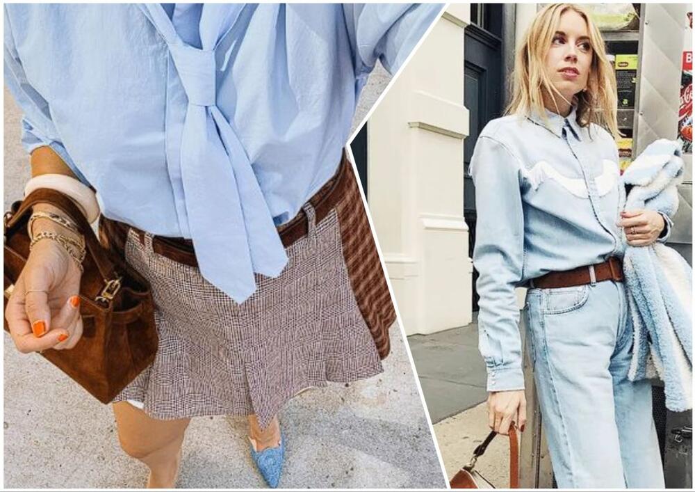 Kombinacija plave i braon boje je hit ove jeseni