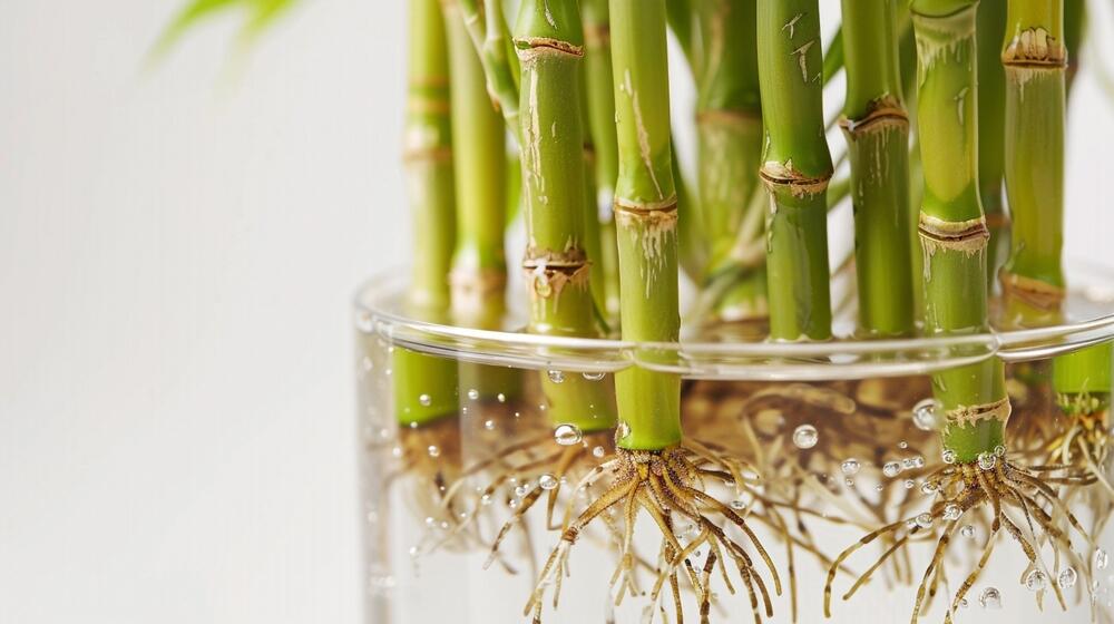 Srećni bambus može da raste samo u vodi, bez zemlje