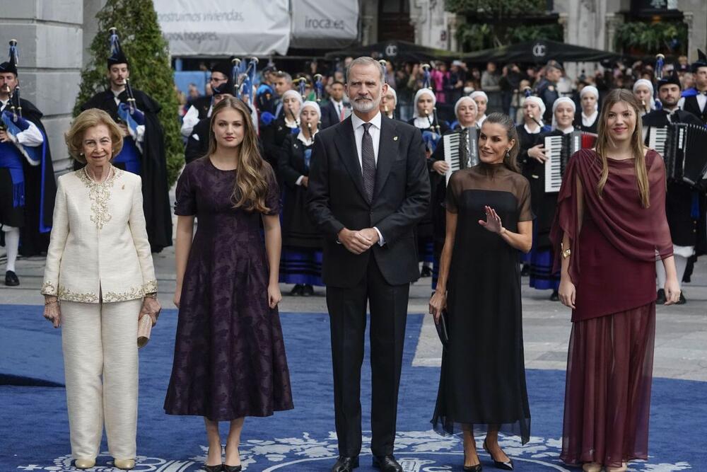 Španska kraljeska porodica na dodeli Nagrada princeze od Asturije u Ovijedu