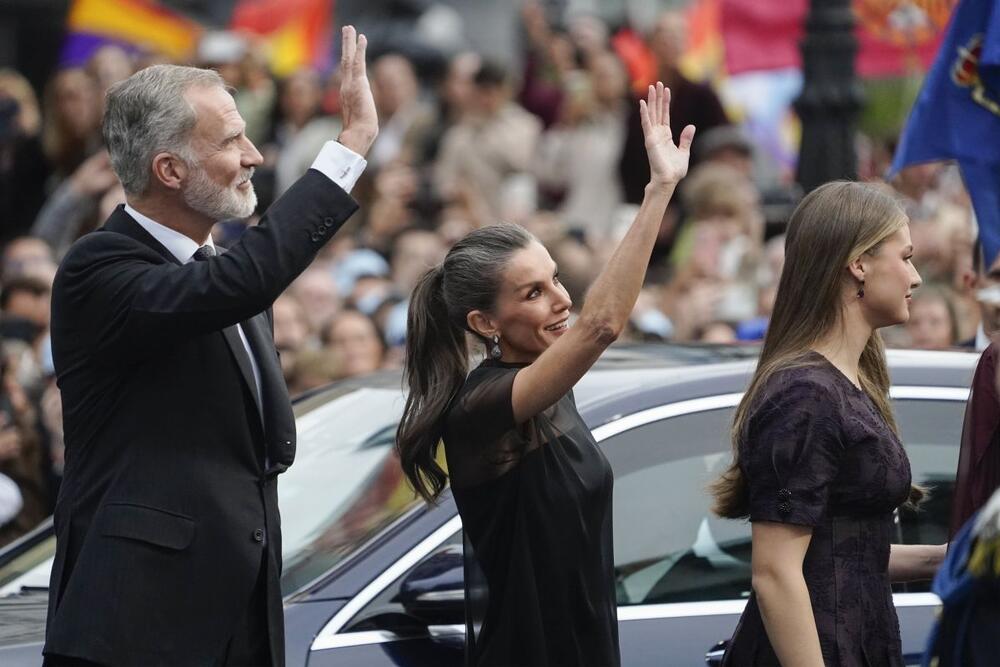 Španska kraljeska porodica na dodeli Nagrada princeze od Asturije u Ovijedu