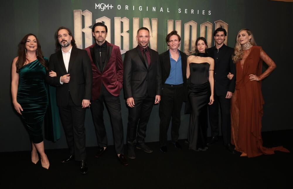 Ekipa serije 'Robin Hud' na premijeri u Londonu