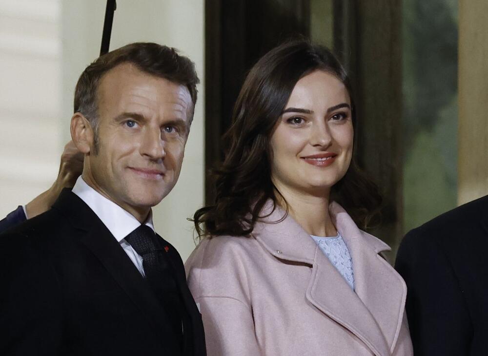 Emanuel Makron i Milena Milatović u Jelisejskoj palati