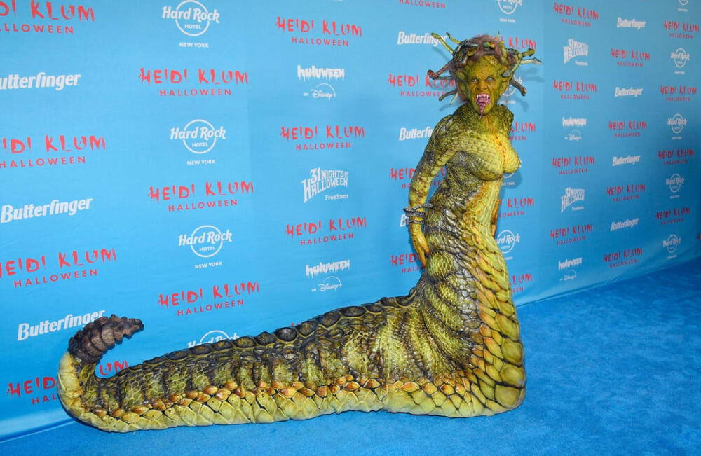 Hajdi Klum kao Meduza na Noći veštica
