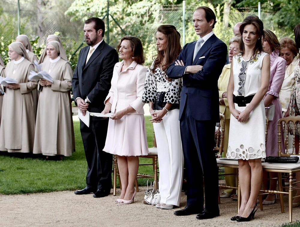 Marija de la Paloma Rokasolano Rodrigez, majka kraljice Leticije od Španije, na krštenju unuke princeze Leonor