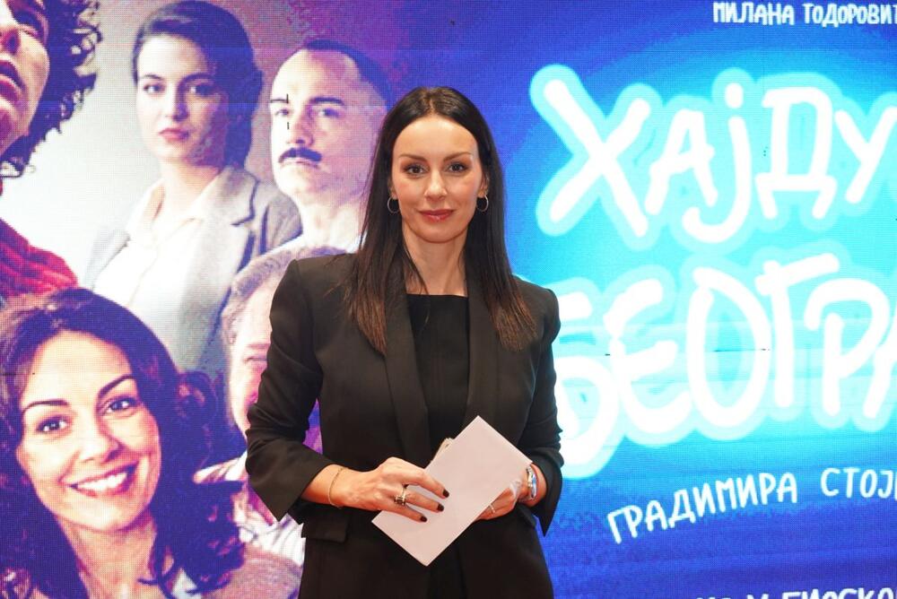 Sloboda Mićalović na premijeri filma "Hajduk u Beogradu"