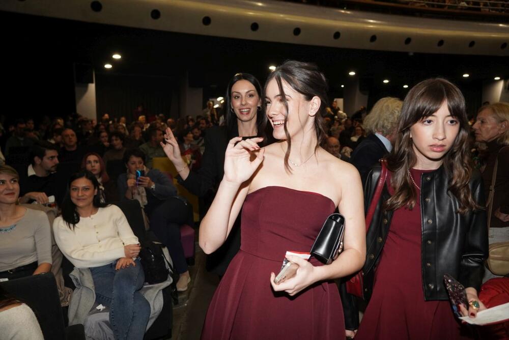 Sloboda Mićalović i njena ćerka Vera Ćetković na premijeri filma "Hajduk u Beogradu"