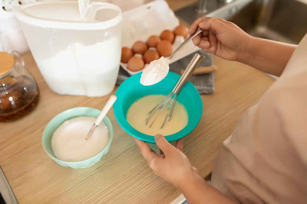 Merenje sastojaka kašikom, bez vage