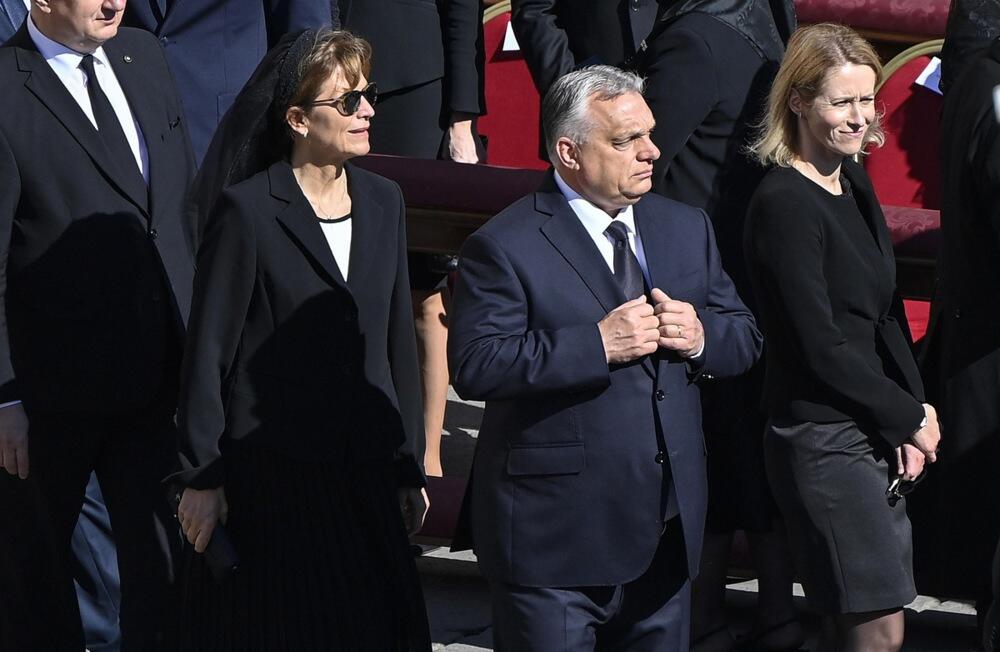 Aniko Levai i Viktor Orban na sahrani pape Franje u Vatikanu
