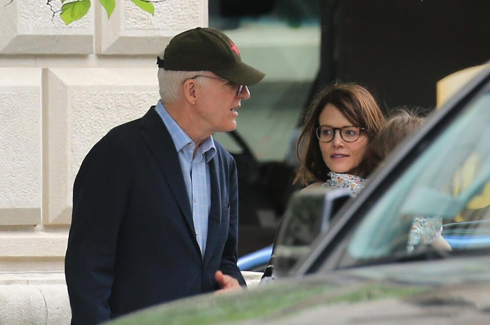 Stiv Martin i En Stringfild u Njujorku sa ćerkom Meri