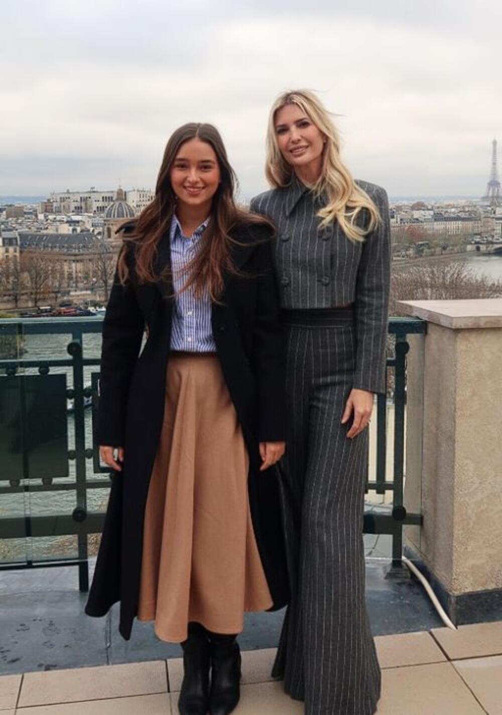 Arabalea Rouz Kušner je uživala u Parizu s mamom Ivankom Tramp