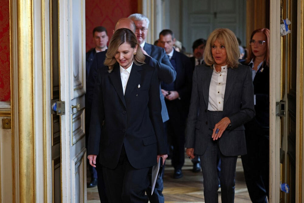 Olena Zelenska, Brižit Makron