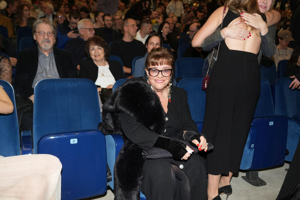 Monohromatsko izdanje Vesne Čipčić na premijeri filma 'Povratak Žikine dinastije'