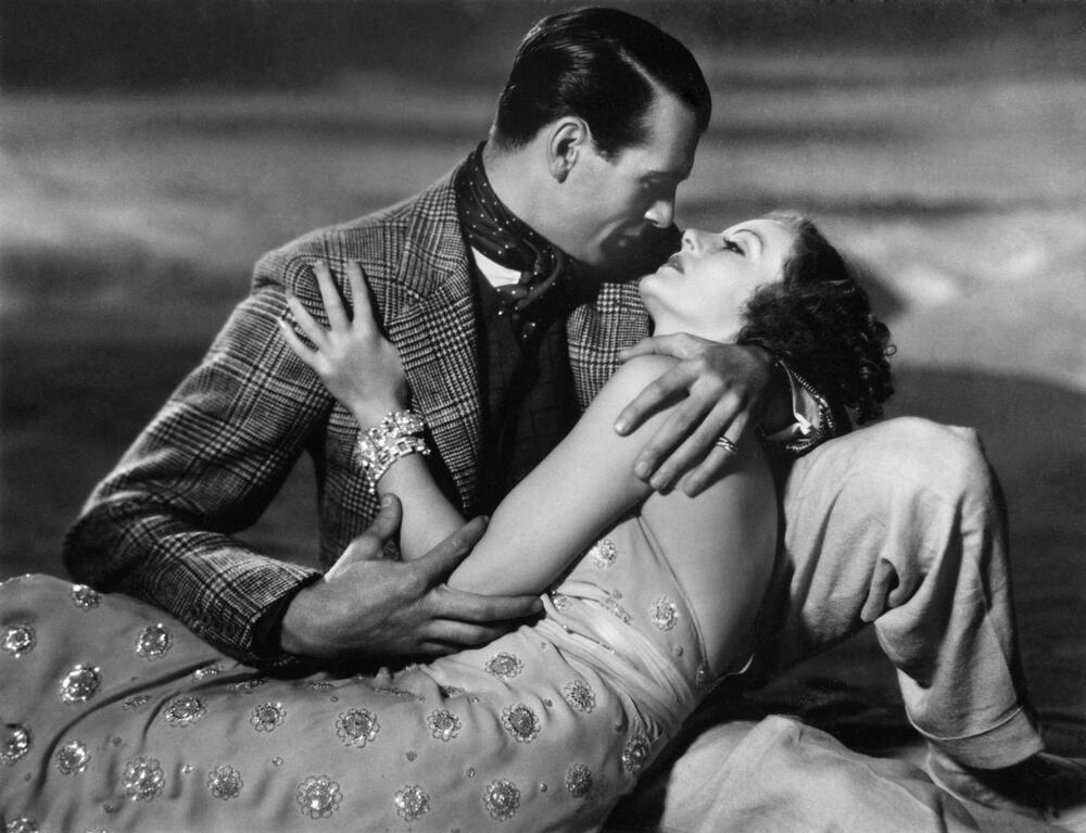 Gari Kuper i Talula Bankhed u filmu 'Đavo i ambis' (1932)