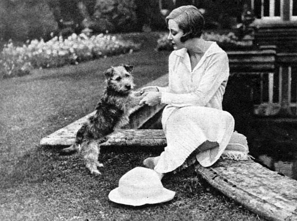 Talula Bankhed s ljubimcem