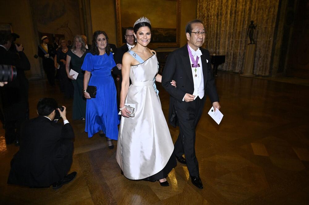 Princeza Viktorija od Švedske, prestolonaslednica švedskog trona, na dodeli Nobelove nagrade