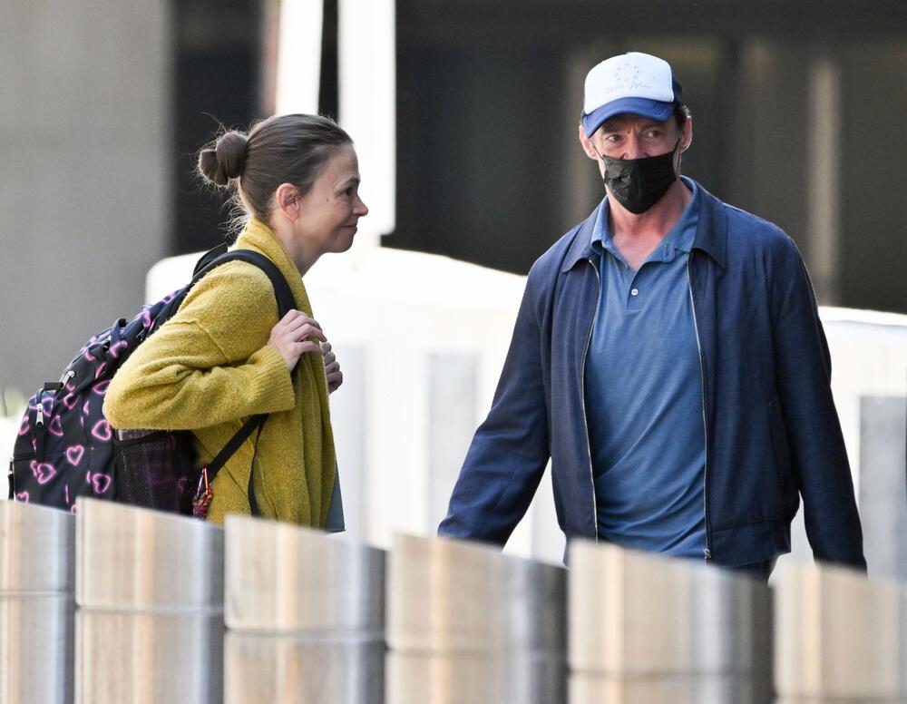 Hju Džekmen u Njujorku s devojkom Saton Foster