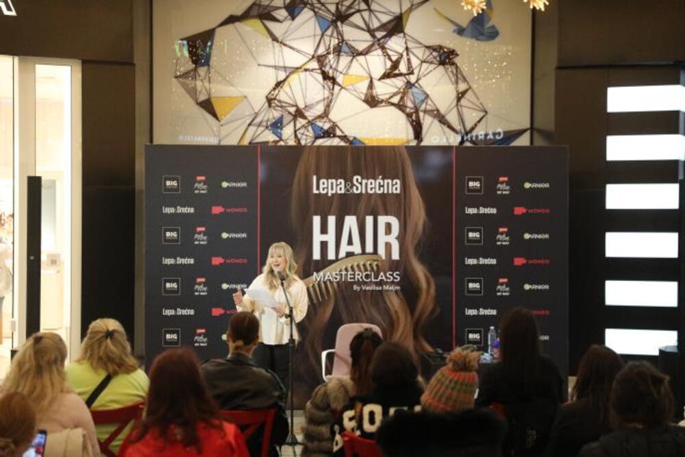 <p>Hair Masterclass by Vasilisa Maljm u organizaciji magazina Lepa&Srećna, održan je 13. decembra u<a href="https://www.bigcenters.rs/beograd/" target="_blank"> BIG FASHION šoping centru</a> u Višnjičkoj 84, a uspeo je da spoji stručnost, kreativnost i druženje. Učesnice su ga napustile inspirisane, nasmejane&hellip; jednostavno rečeno - lepe i srećne!</p>