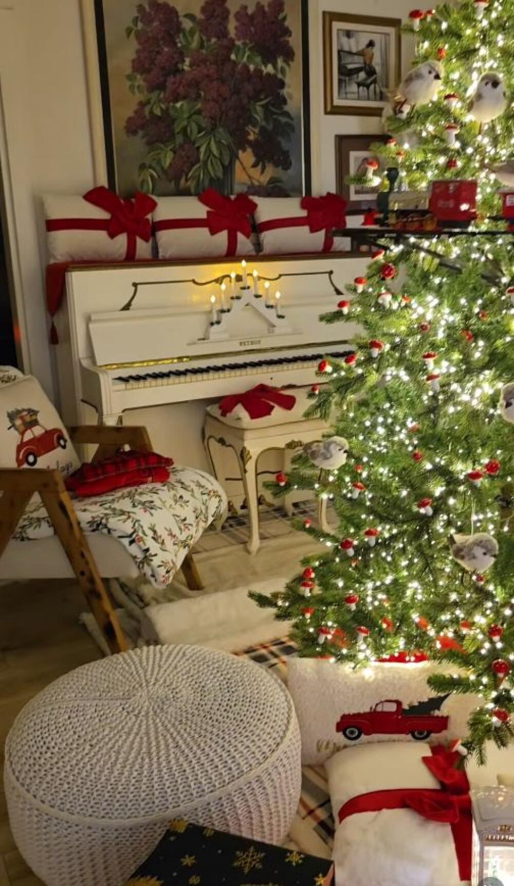 <p>Praznična idila je počela, a glumica nije odolela, a da ne podeli prizore iz svog doma sa pratiocima&nbsp;</p>