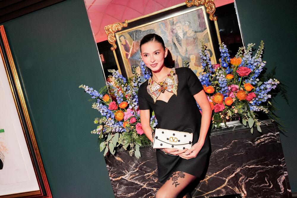 Beka Miči na Valentinovoj žurki u Njujorku povodom predstavljanja pre-fall kolekcije