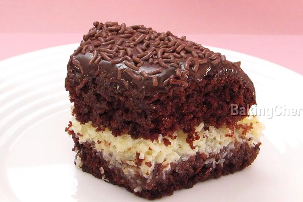 Čokoladne kokos kocke na brzinu