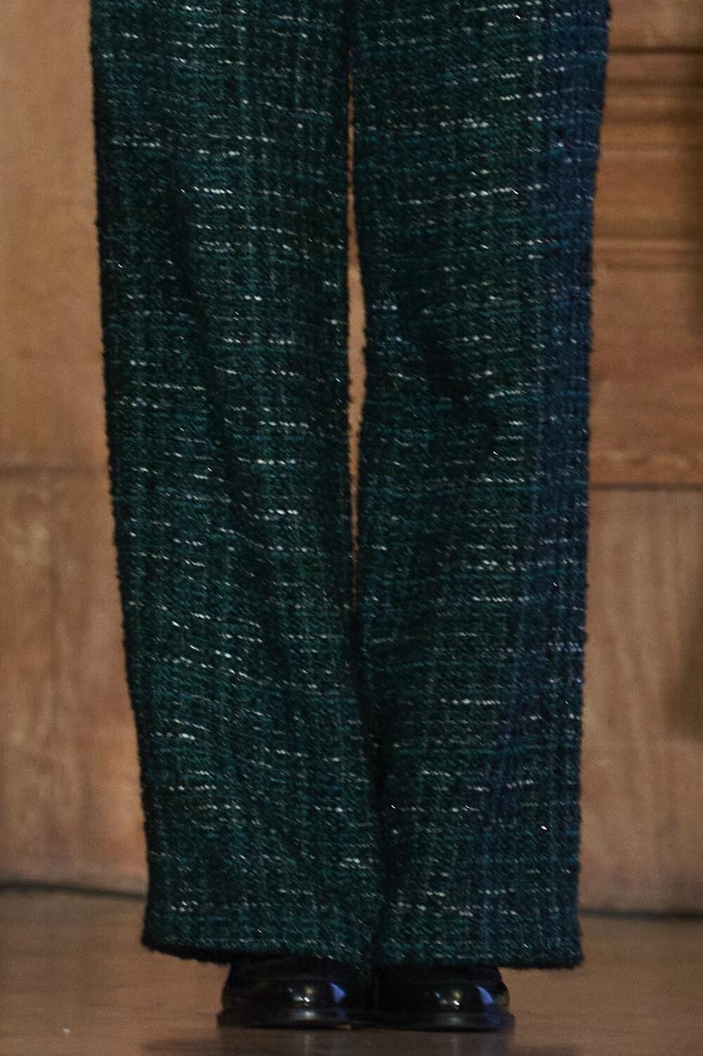 Tamnozelene pantalone od tvida španske kraljice