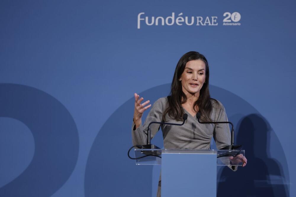 Kraljica Leticija od Španije često nosi staru odeću u novim kombinacijama.  Na obeležavanju 20 godina od osnivanja neprofitne organizacije Fund&eacute;uRAE pre nekoliko dana u Madridu je nosila svoju sivu haljinu na preklop, koju ima od 2023. godine.