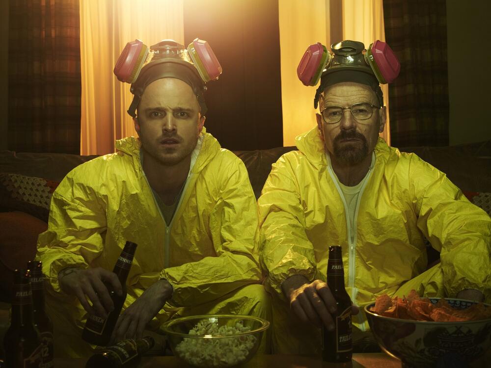 Aron Pol i Brajan Krenston u seriji 'Čista hemija' (Breaking Bad)