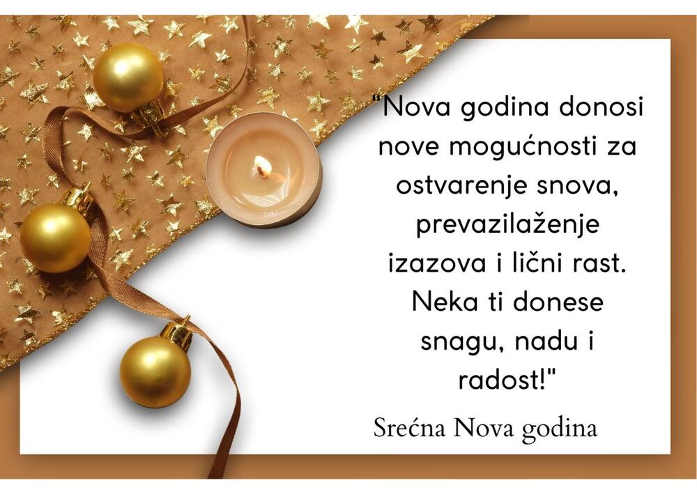 NAJLEPŠE ČESTITKE ZA NOVU GODINU