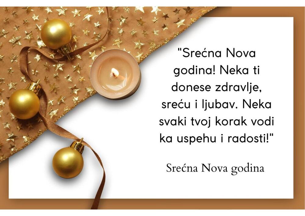 NAJLEPŠE ČESTITKE ZA NOVU GODINU