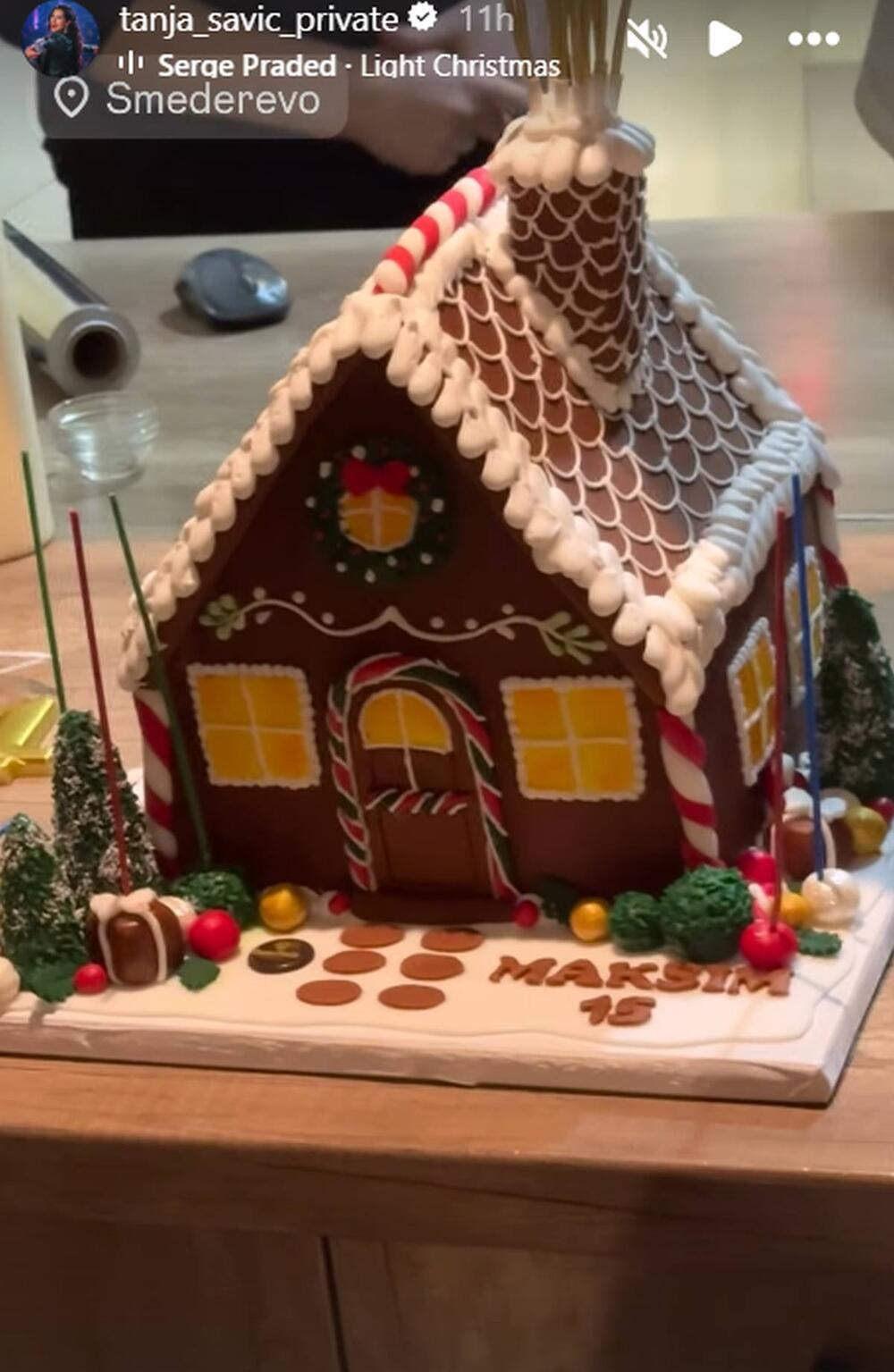 Tanja Savić, Rođendanska torta, Sin Maksim