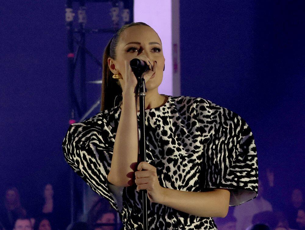 Aleksandra Prijović u Schiaparelli haljini u Zagrebu