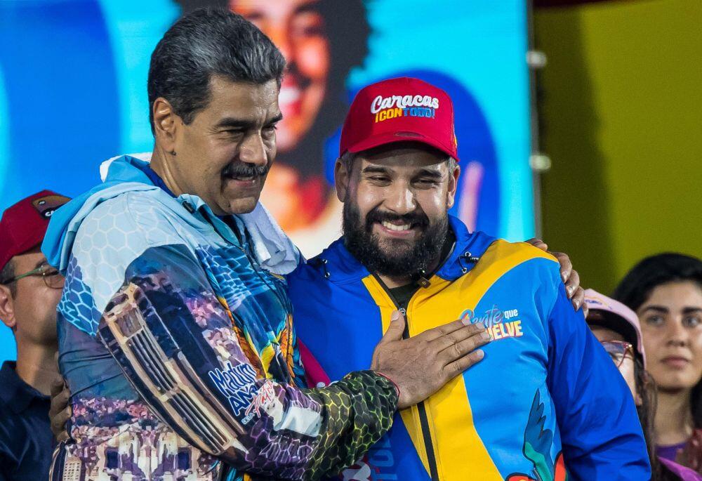 Predsednik Venecuele Nikolas Maduro sa sinom i saradnikom Nikolasom Madurom Gerom
