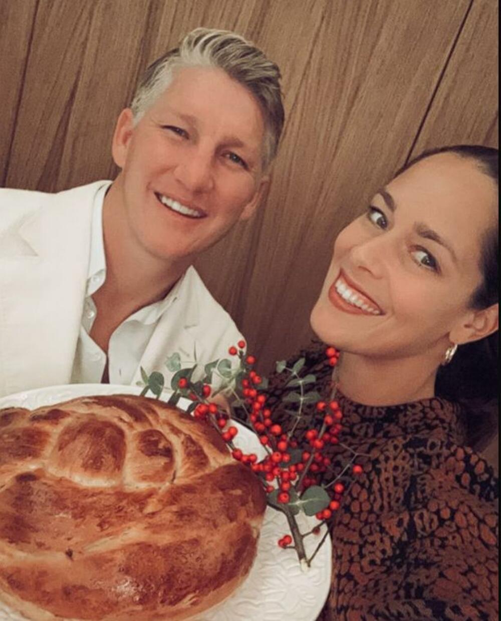 Bastijan Švajnštajger i Ana Ivanović na Božić 2021. godine