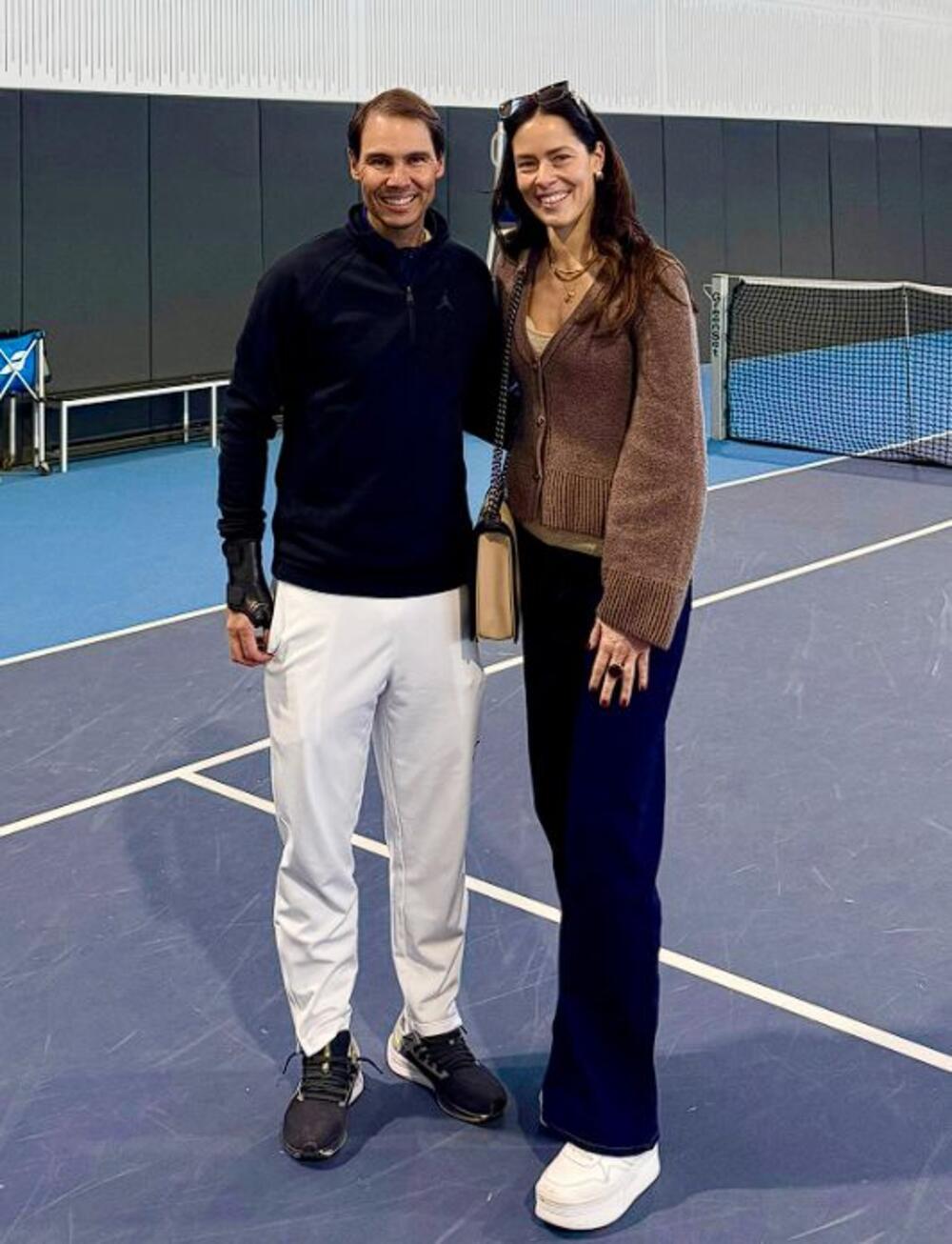 Rafael Nadal i Ana Ivanović na njegovoj teniskoj akademiji na Majorci