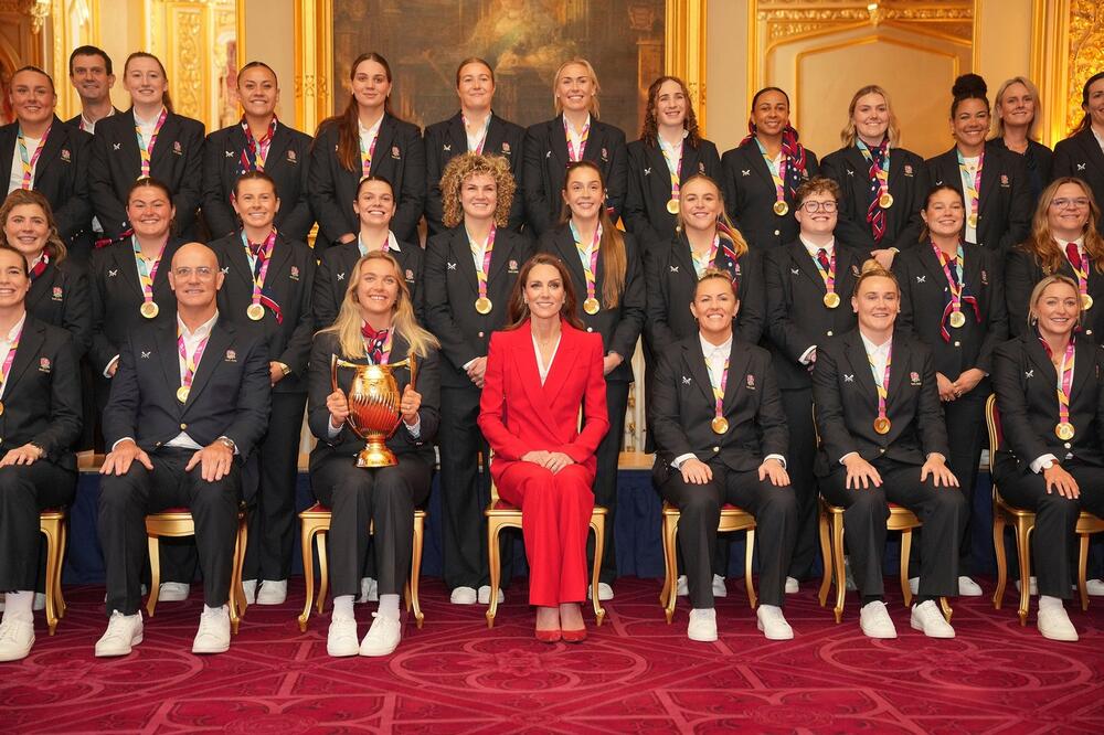 Kejt Midlton, princeza od Velsa, ugostila je u Vindzoru najbolje engleske ragbistkinje